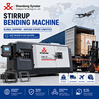 Máquina Automática CNC para Doblar Estribos de Acero Inoxidable, Fácil de Usar, con PLC y Memoria Programable