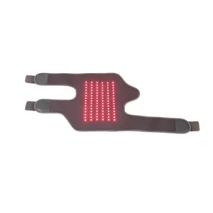 Correia de terapia de luz vermelha infravermelha próxima para uso doméstico portátil LED PDT 660nm 850nm para aliviar a dor no ombro e joelho