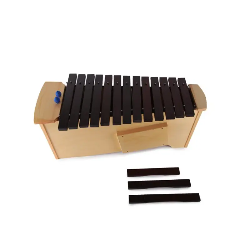 Instrumentos musicais bonito, xylophone de madeira para crianças