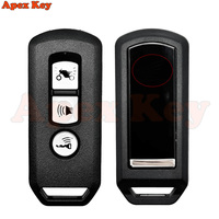 Carcasa de llave inteligente remota K77 K01 K97 K96 K0R K0W para motocicleta Honda, scooter, 2/3 botones