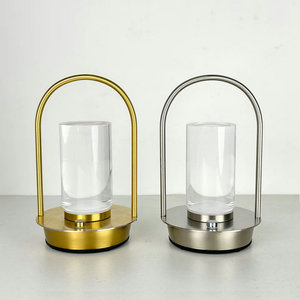 Para <span class=keywords><strong>Amazon</strong></span> Simple LED recargable LED luz de noche lámpara de ambiente de mano transfronteriza para dormitorio mesita de noche batería de <span class=keywords><strong>mesa</strong></span> de Metal - Product Image 2