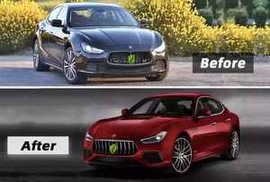 Nuovo Kit carrozzeria paraurti anteriore per <span class=keywords><strong>Maserati</strong></span> Ghibli 2014-2017 2018-2021 aggiornamento paraurti stile GTS - Product Image 6