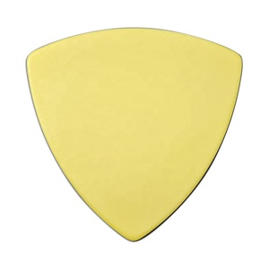 Púas de guitarra de jazz triangulares personalizadas al por mayor, nuevas, con logo/imagen, de 0.5mm y 0.8mm de grosor, de Delrin sólido, en blanco. - Product Image 4