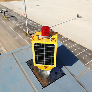 ระบบพลังงานแสงอาทิตย์ L-810แบบออลอินวันระบบไฟสิ่งกีดขวางสีแดงแบบออโต้เซลล์ในตัวที่มีความเสถียรแสงสำหรับการบินพลบค่ำจนถึงรุ่งเช้า - Product Image 6