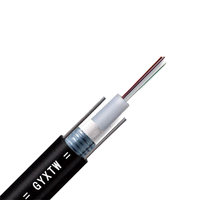 Câble à fibres optiques OWIRE GYXTW-(2-24)C, durable, blindé léger, gaine en HDPE, connecteur SC UPC, réseau de base TCP, stable