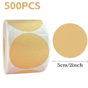 Etiquetas Adhesivas Personalizadas Impresas por Ambos Lados, de Cartón, Resistentes al Agua, Troqueladas, Redondas y Fuertes para Marcar Productos - Product Image 2