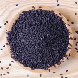 The factory offers organic black sesame seeds with a high oil content