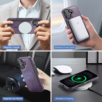 Étui magnétique pour iPhone 17/16, support portefeuille détachable 2-en-1 avec RFID, vente en gros d'étuis portefeuille pour téléphone portable