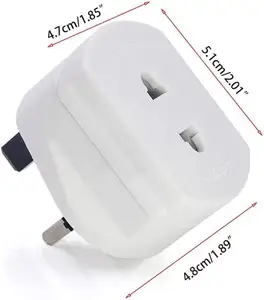 Adapter UK Stecker Reise adapter BS1363 1A 250V Sicherungs adapterst ecker US USA EU Europäischer nach Großbritannien Reise adapter Für Rasierer/Zahnbürste