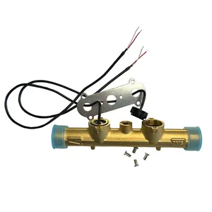 Residential Ultrasonic Water Meter Brass Sensor Body Size 1/2" - 1 1/2"