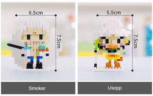 De dibujos animados bloques Ace Sanji fumador Usopp <span class=keywords><strong>nico</strong></span> <span class=keywords><strong>robin</strong></span> una pieza nami pvc <span class=keywords><strong>figura</strong></span> de acción - Product Image 6