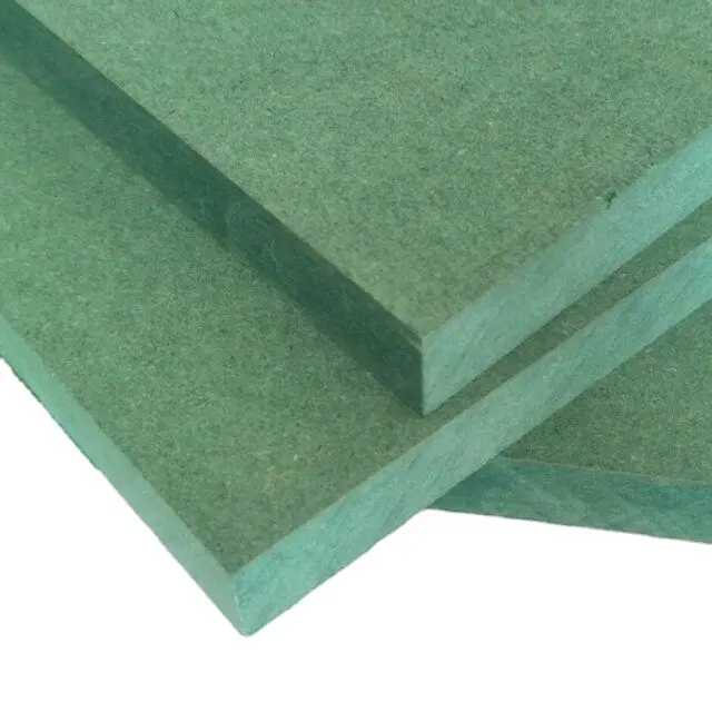 Tablero de MDF/HMR de color verde, alta calidad, resistente a la humedad