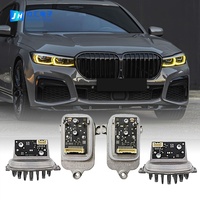 Módulo de Luces de Circulación Diurna CSL Amarillo DRL para BMW Serie 7 G11 G12 LCI 2019-22, 63119498408, Color Amarillo Limón