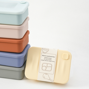 Food Grade <b>Microwave</b> Safe High Temperature Resistant Convenient Sealing Storage Baby Silicone <b>Lunch</b> <b>Box</b> - Product Image 1