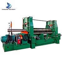 Machine de cintrage de plaques automatique CNC à 3 rouleaux série W11S-30x2500 avec formage d'extrémité pour l'acier au carbone