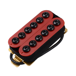 Regolabile In Metallo Doppia Bobina Chitarra Elettrica Pickup Humbucker Collo Punk/Ponte Pick-Up Rosso - Product Image 2