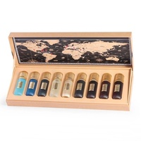Coffret Cadeau de Parfum Arabe Ibraheem Al Qurashi pour Hommes, Collection de Fragrances Chaudes au Tabac Longue Durée