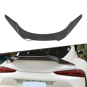 Aileron en nid d'abeille en carbone type V aile de pare-chocs arrière en carbone aileron de coffre arrière de voiture pour <span class=keywords><strong>Toyota</strong></span> Supra A90 Mk5 2019 + - Product Image 2