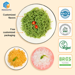 Bán buôn Gluten miễn phí keto thân thiện Vegan thấp Carb shirataki mì ống giảm béo thực phẩm bữa ăn thay thế Konjac rau bina mì - Product Image 2