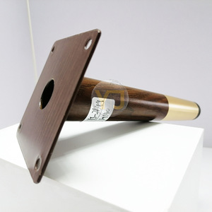 YIJUN Tapered Furniture Leg Coffee Brown 2649 Modern Minimalist Easy Installation - Product Image 1