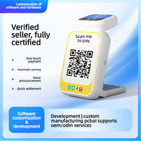 Sistema POS de Pago 4G WIFI con Código QR Estático, Pago en la Nube, Altavoz con Transmisión de Voz, Soporte SDK, Altavoz de Caja con Función Tap-to-Pay