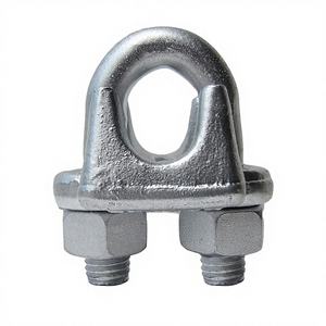 LEEMETAL Tendencia 2026 Abrazadera de Cable de Acero Galvanizado en Forma de U con Acabado de Zinc, Hebilla de 10-500mm para Uso Industrial Pesado - Product Image 3