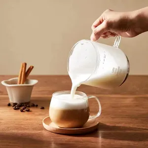 Benutzer definiertes Logo Auto Suspended Housing Milch schäumer Elektrischer Kaffee Latte Mixer Heizung Wiederauf ladbarer Milch auf schäumer