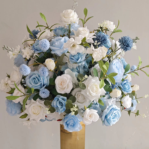 Bola de flores artificiales de 80cm, centros de mesa, bolas de flores de boda, grandes bolas de flores falsas, decoración personalizada, venta al por mayor de La HI-FC026 - Product Image 1