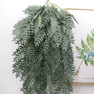 ต้นไม้แขวนประดิษฐ์พร้อมใบไม้จำลองสีเขียวสด ตกแต่งภายในบ้าน มีหลายขนาด คุณสมบัติเสมือนจริงสูง - Product Image 1