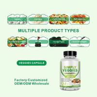 HDK OEM ODM Capsules d'extraits de légumes entiers, complément alimentaire, antioxydants, énergie, vitalité, végétalien, halal, sans OGM, sans gluten
