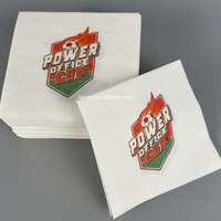 Serviettes en papier Airlaid blanches de haute qualité en gros, pochettes à couverts personnalisées, serviettes de table pour restaurant