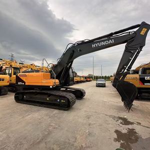 Excavatrice sur chenilles Hyundai R225LC 9T d'occasion, d'origine coréenne, de haute qualité, 22,5 tonnes, hydraulique, moyenne taille, faible nombre d'heures de travail - Product Image 6