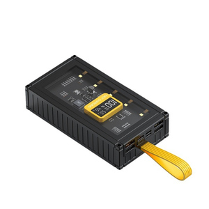 Transparent Case Power Bank with Digital Display, 22.5W Fast Charging Portable Charger, High Capacity Promotional Gift