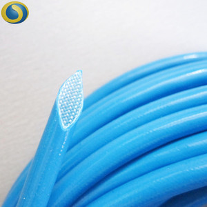 <span class=keywords><strong>Tube</strong></span> flexible à hautes températures résistant à la chaleur de fibre de verre de <span class=keywords><strong>silicone</strong></span> d'isolation de diverse tension - Product Image 3