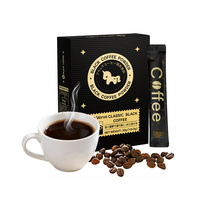 Café instantané minceur à marque privée, café noir en poudre pour brûler la graisse du ventre, boîte