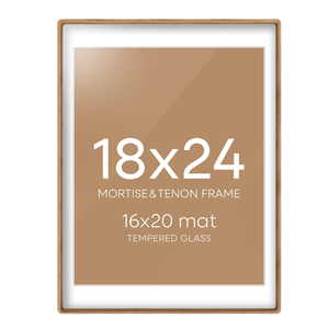 Modern Wooden Photo <b>Frame</b> Rectangular Horizontal Wall Hanging Durable Digital Printing Full Color Home Decor - Product Image 1