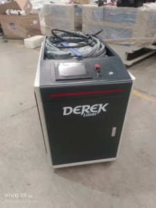 Máquina de Soldadura Láser de <span class=keywords><strong>Fibra</strong></span> Portátil Derek Nueva y Económica con Salida Máxima de 1000W, Refrigeración por Agua, Fácil de Operar y Control Automático - Product Image 3