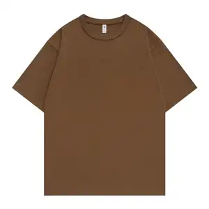 Özelleştirilmiş sıcak satış yüksek kalite 280g T-shirt artı boyutu boş tişört baskılı 100% saf pamuk erkek tişört 280GSM pamuk