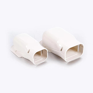 ชุดท่อครอบสายไฟฟ้าโรงงาน HVAC แบบบาง ท่อ PVC สำหรับระบบปรับอากาศ ท่อแอร์ตกแต่ง ระบบ HVAC - Product Image 3