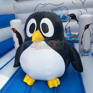 Castillo inflable infantil con diseño de pingüino - Product Image 6