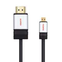 Haute qualité aluminium 1M 1.5M 1.4V 3D mâle à mâle HDMI cordon Kabel haute vitesse Mini HDMI vers HDMI câble pour caméra HDTV tablette