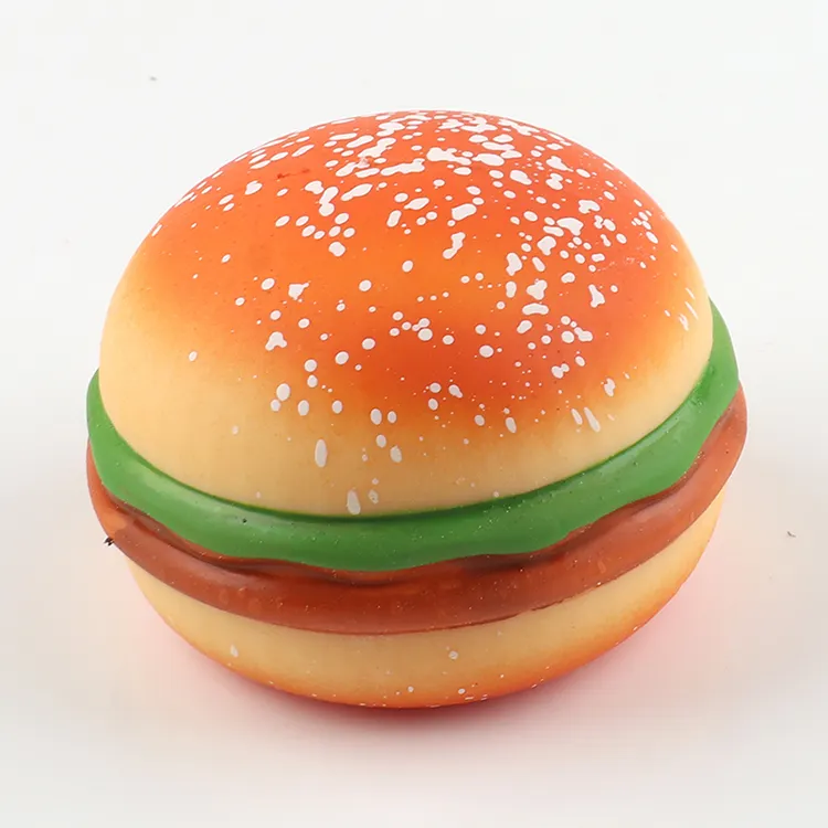 TPR Giant New Squishies Spielzeug Jumbo Food Simulation Burger Squeeze In Hamburger für Stress abbau