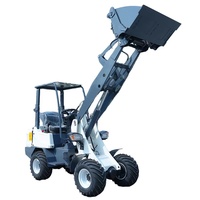 Hochwertiger Elektrischer Kleiner Baggerlader Obstgarten-Frontlader Teleskop-Radlader Kleiner Landwirtschafts-Motorlader mit Schaufel