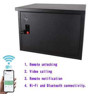 Boîte aux lettres intelligente pliable, boîte de livraison de <span class=keywords><strong>colis</strong></span>, boîte de livraison de nourriture pour l'extérieur, <span class=keywords><strong>connectée</strong></span> au WIFI - Product Image 1