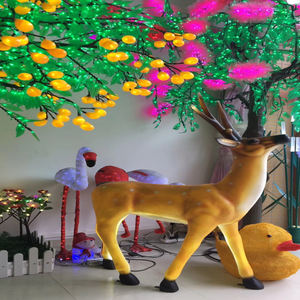 Lampe led d'extérieur en forme de cerisier avec fleurs, conforme à la norme IP65, luminaire décoratif de paysage, éclairage festive, idéal pour un jardin - Product Image 4