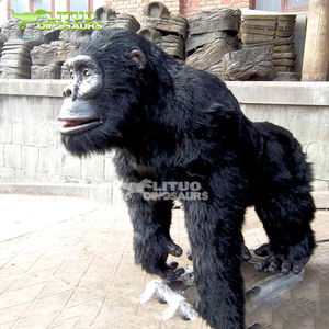 ライフサイズ高リアルなアニマトロニクス動物ゴリラ - Product Image 3