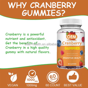 Ausreson Immune Support Probiotic Cranberry Gummies Suplemento dietético Cranberry Gummies - Product Image 4