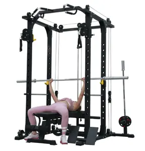 新型蹲式综合训练装置多功能健身器材组合套装商用龙门架