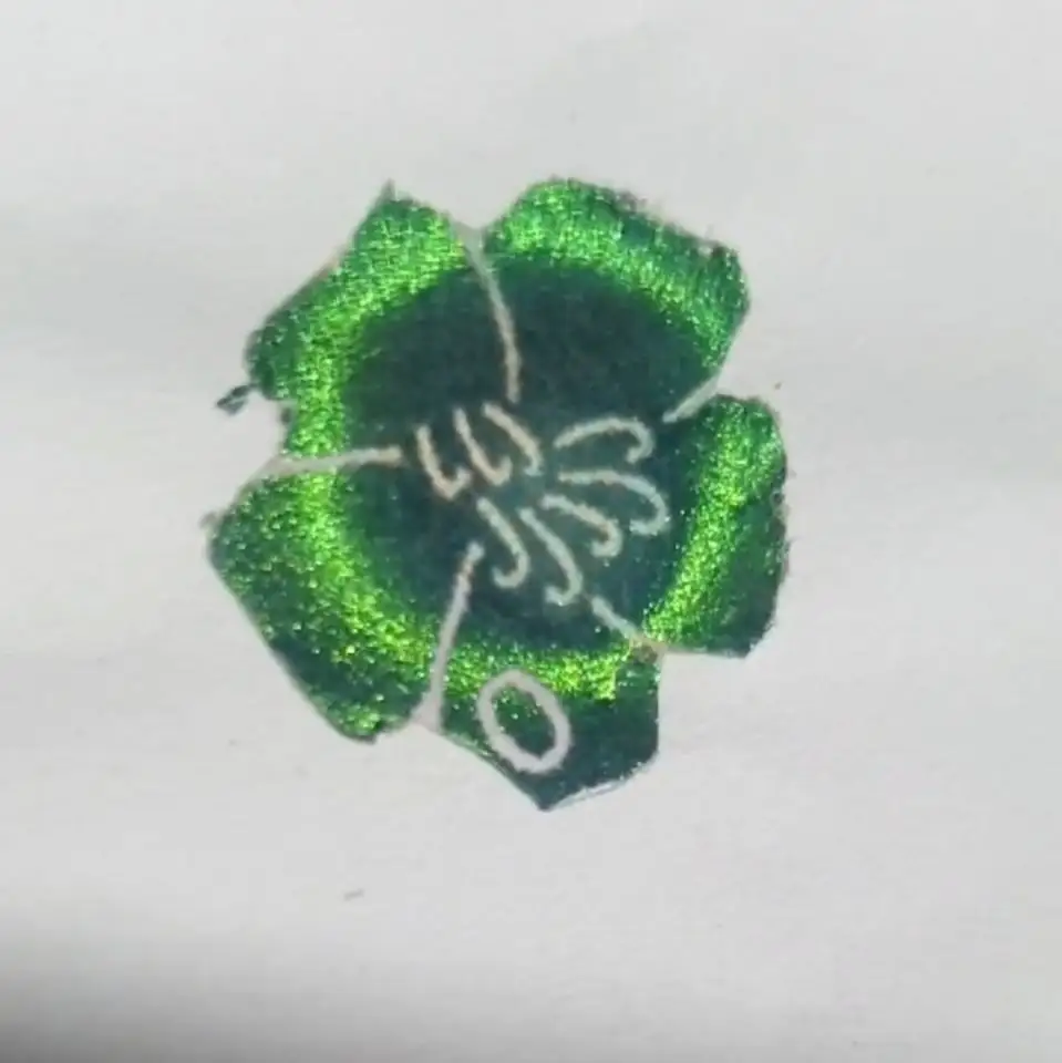Tinta magnética opticamente variável para documentos de impressão da segurança, verde a azul, atacado