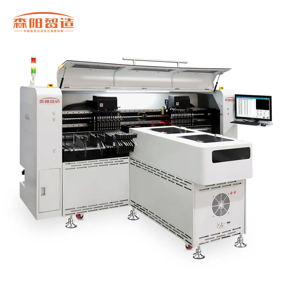 Elektronik işlenmiş kağıt makinesi tam otomatik smt üretim hattı için kullanılan yakala ve yerleştir makinesi
